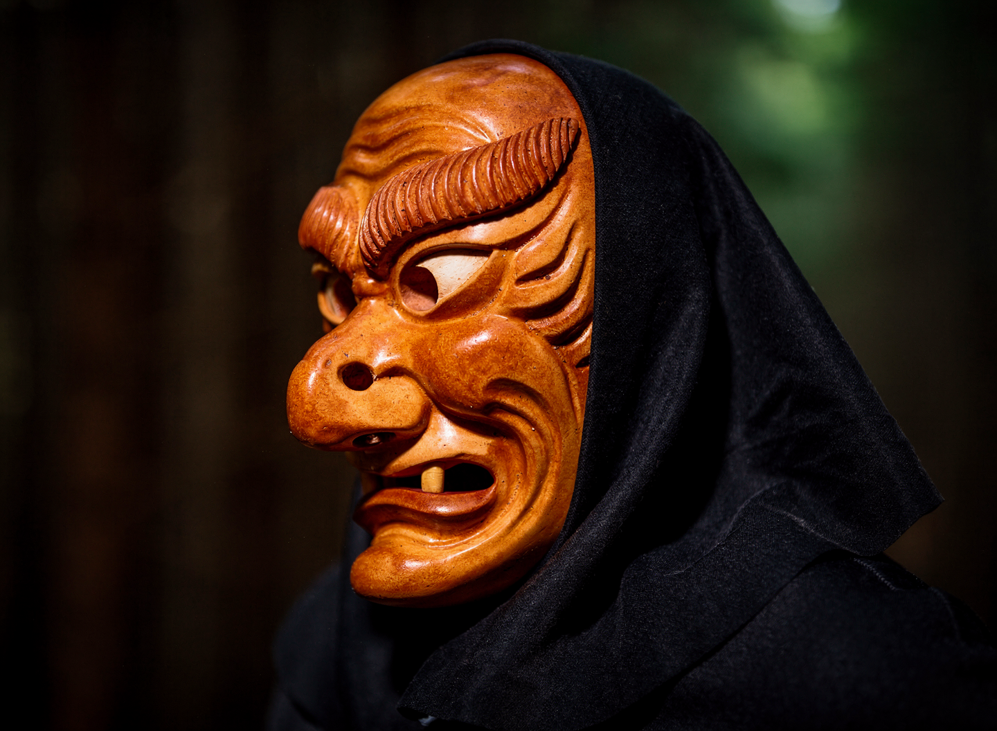 Maske der Waldgeister Stegen